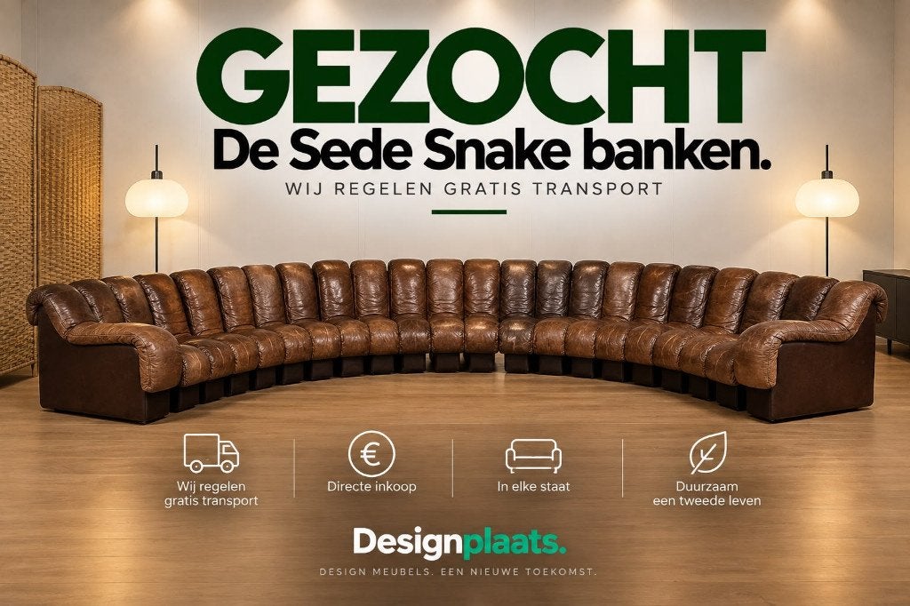 RECHERCHÉ: De Sede DS-600 Snake — Achat immédiat, Enlèvement ou Envoi, Tissus, Bankstel Bank Zetels Sofa Hoekbank Design bank
