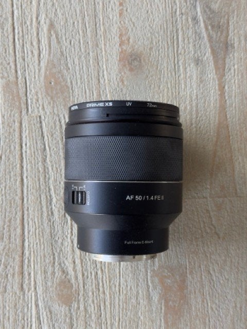 Samyang AF 50mm f/1.4 FE II – Sony E full frame, Lentille standard, Comme neuf, Enlèvement, Monture Sony E