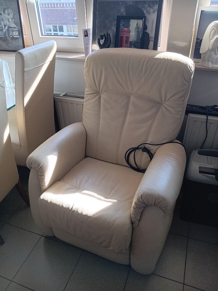relaxzetel (s) leder   25 euro / st, Huis en Inrichting, Fauteuils, Ophalen