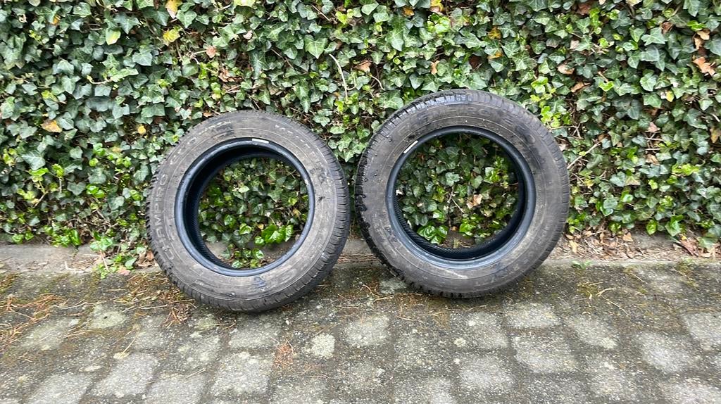 2 banden 165/65 R13 77T voor aanhangwagen, Enlèvement, Utilisé