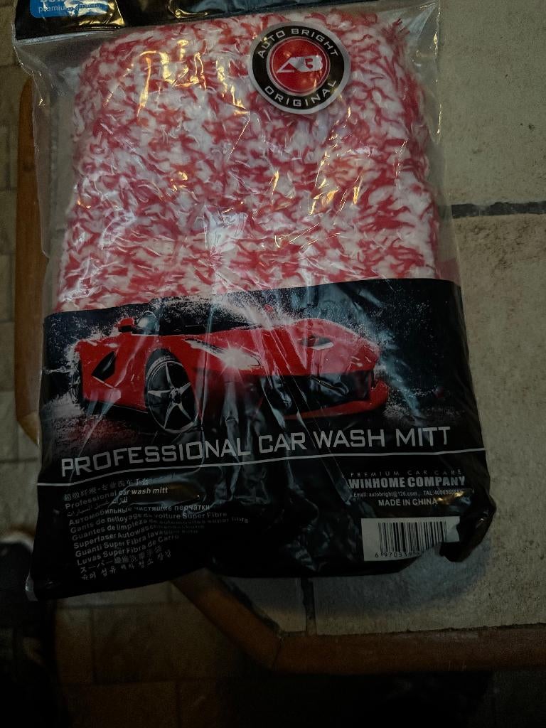 gant de lavage pour voiture en microfibre,, Autos : Divers, Produits d'entretien, Enlèvement