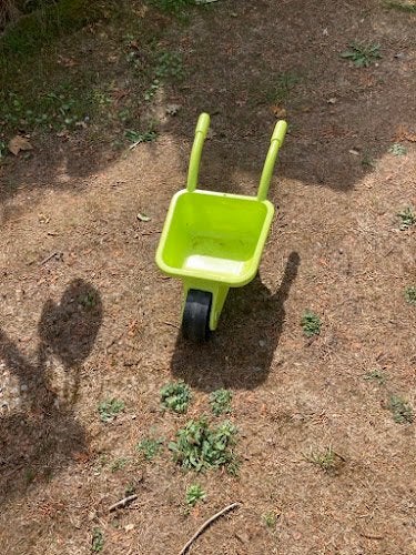 Petite brouette verte pour enfant (Jouet de jardin), Enlèvement, Utilisé
