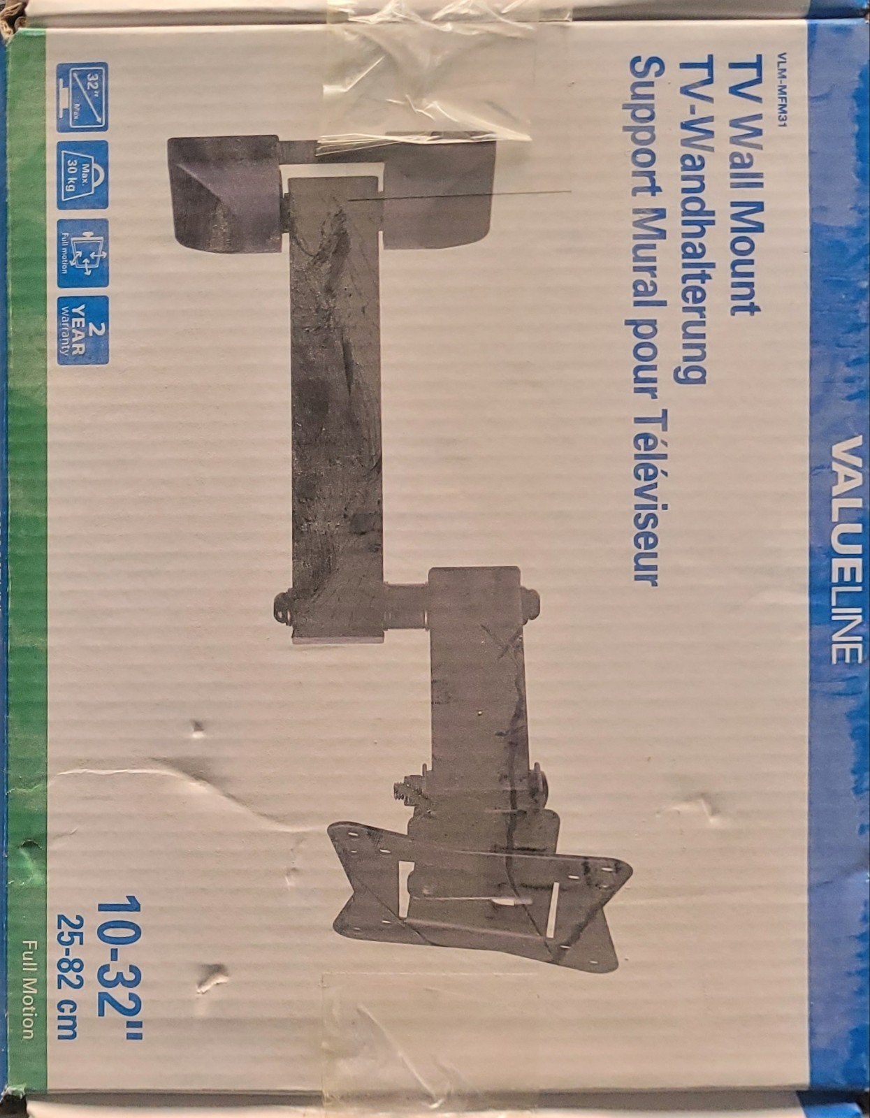 Tv wandbeugel, Enlèvement