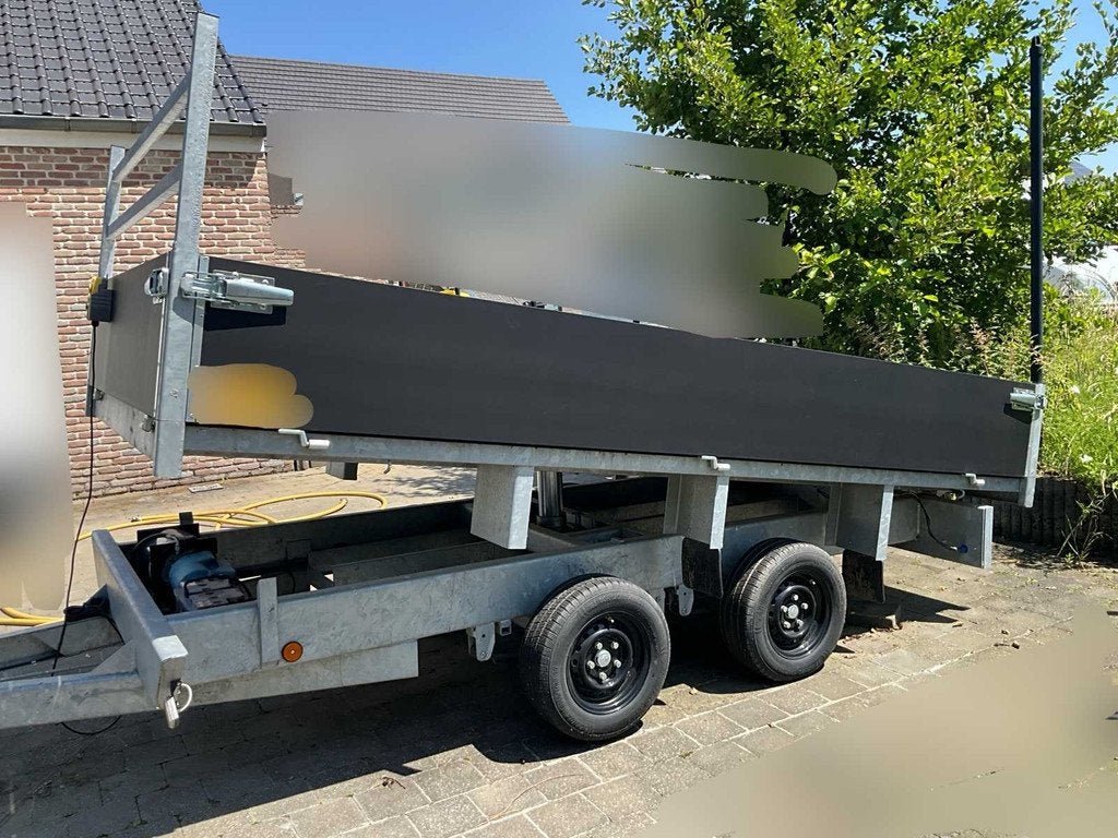 De Ryck Aanhangwagen hydraulische kipper electrisch 3500kg -, Gebruikt