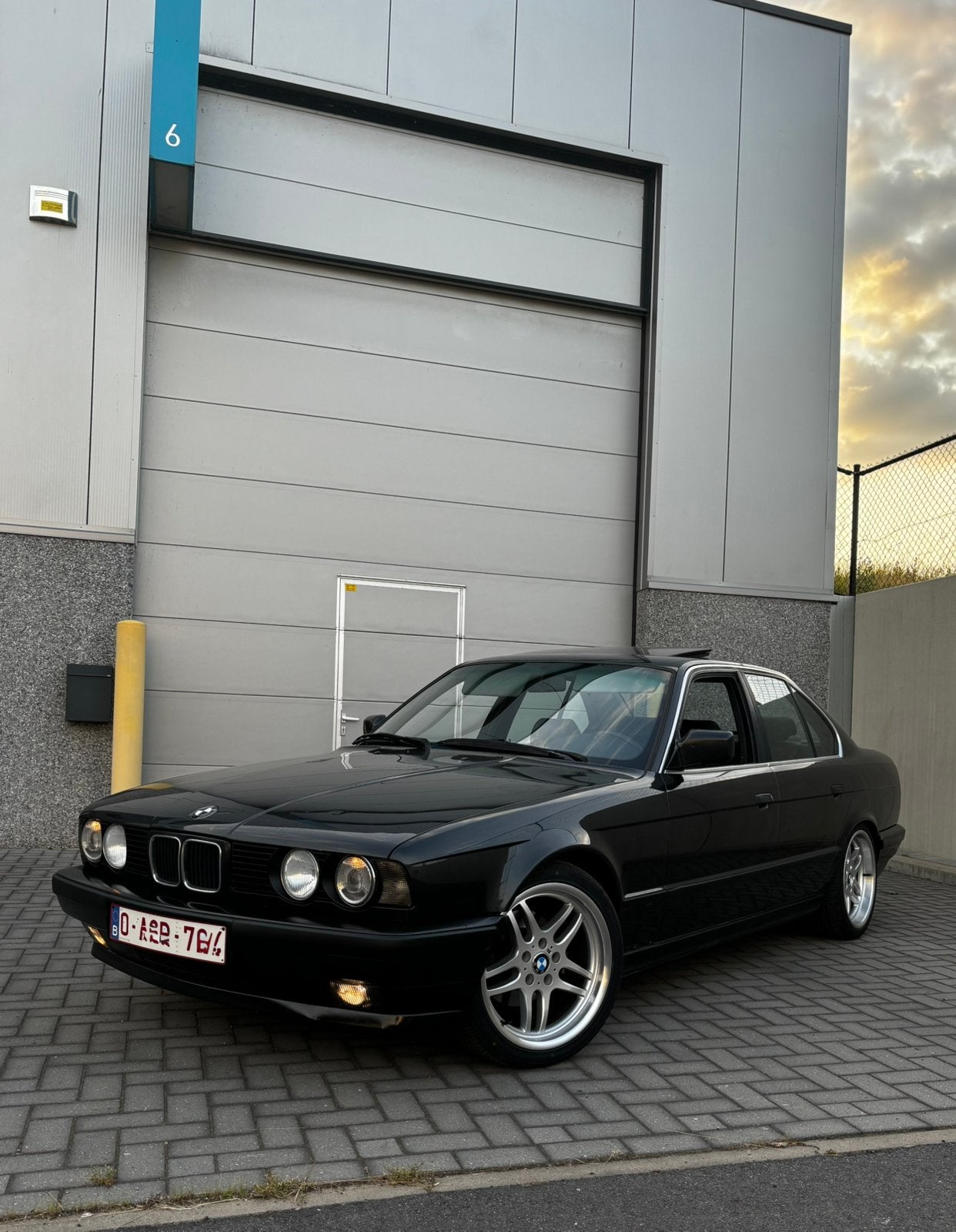 Bmw 525i E34 1989, Auto's, Lederen bekleding, Leder, Elektrisch, Particulier