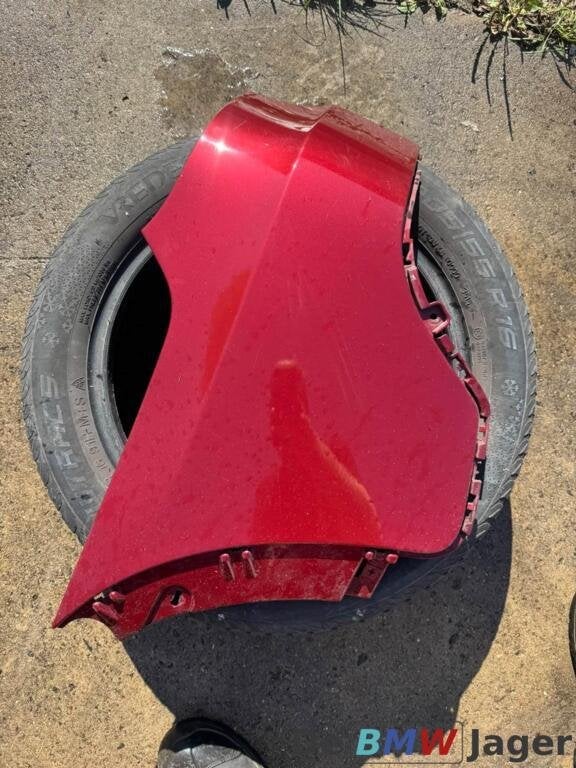Bumperhoek linksachter vermilion rot BMW X5 E70 7158439, Auto-onderdelen, Gebruikt, Ophalen of Verzenden, Achter