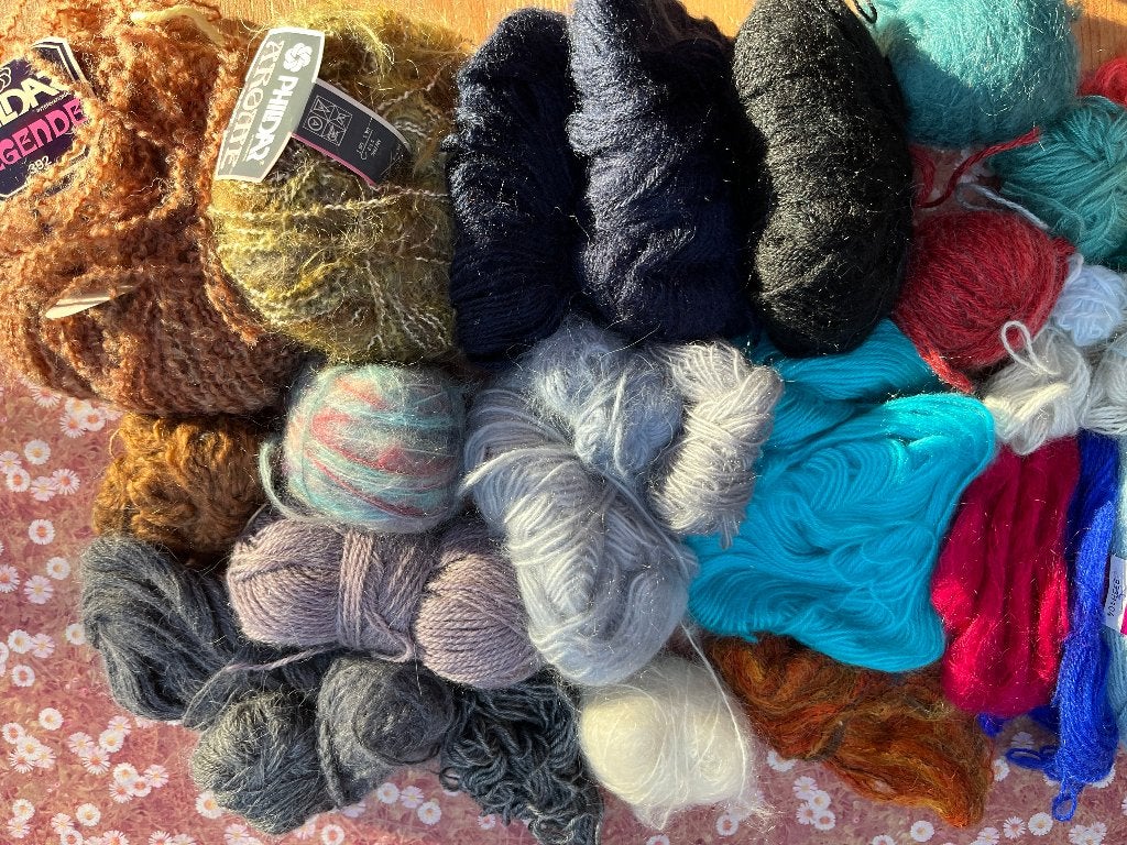 Allerlei wol winters karakter 6 volledige en ..., Hobby & Loisirs créatifs, Enlèvement, Neuf, Tricot ou Crochet, Laine ou Fils