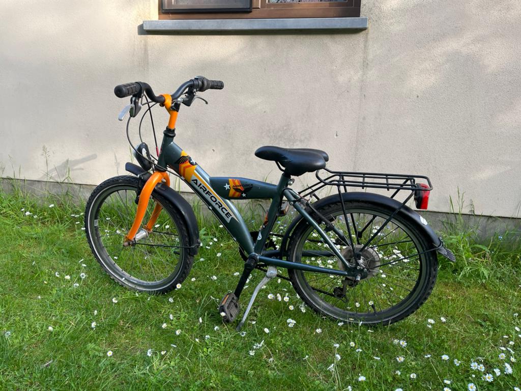 Kinderfiets, Vitesses, Frein sur jante, Utilisé, 20 pouces