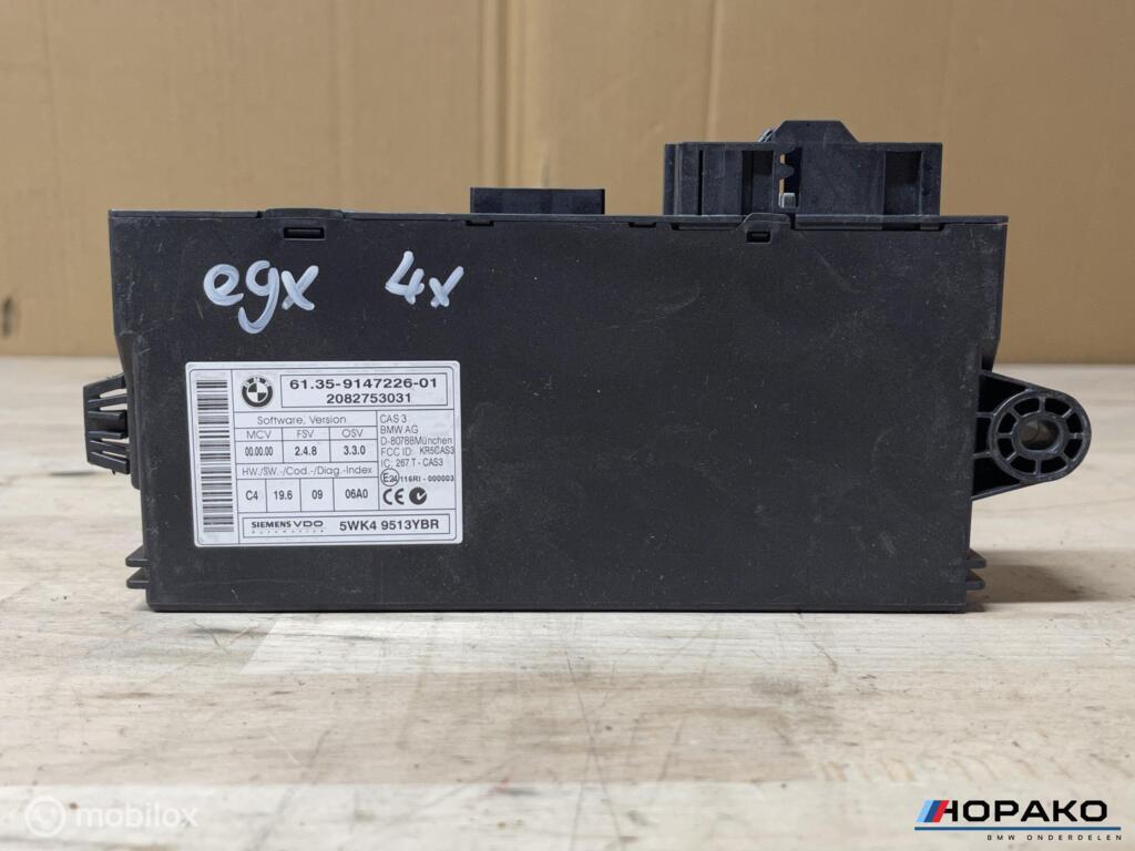 CAS module BMW 1/3 serie e9x e8x | 6135914722601, Gebruikt, Einsteinlaan 5 rijswijk, Bmw, Ophalen of Verzenden