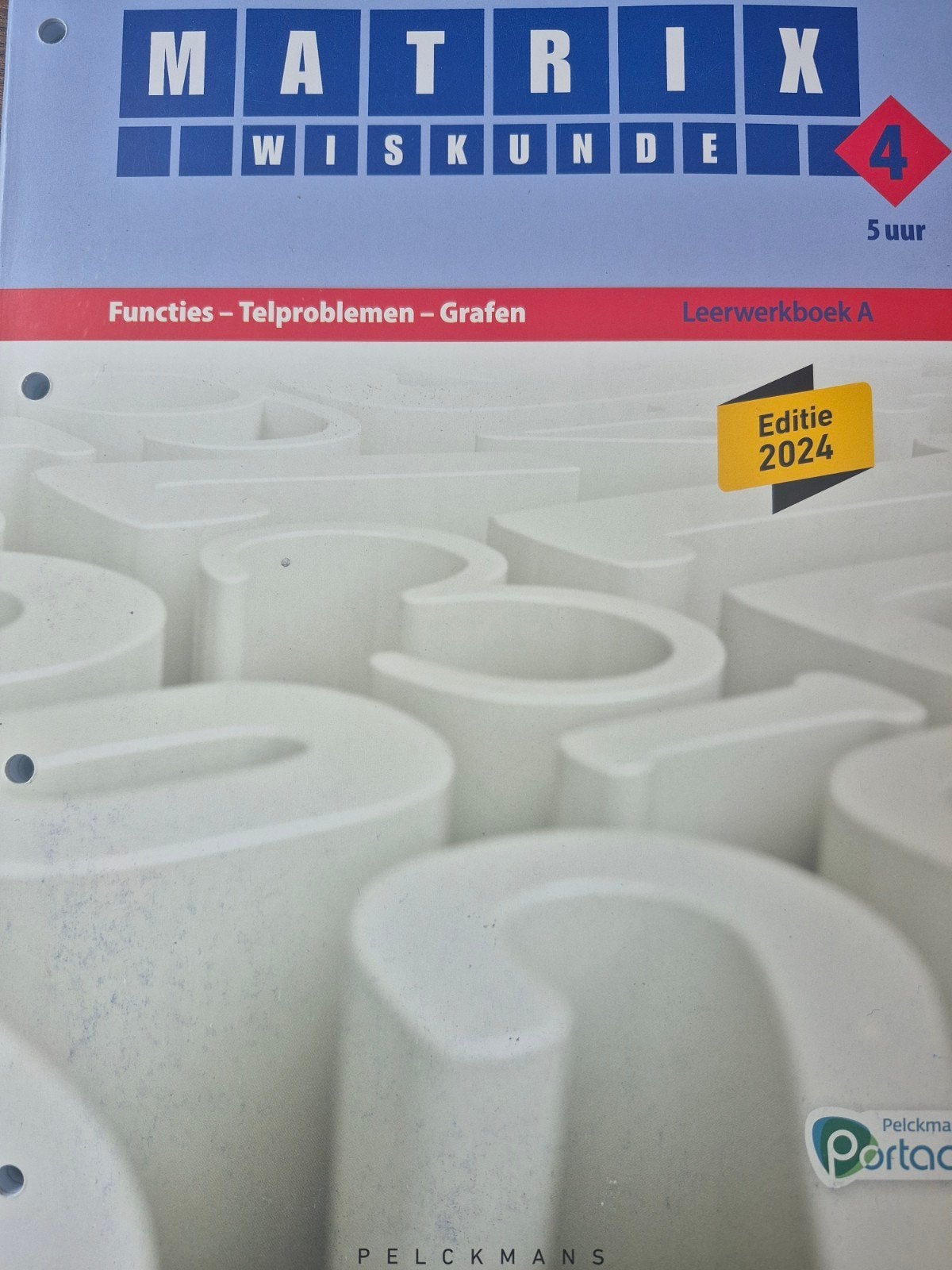 Matrix Wiskunde 4.5 Leerwerkboek A Functies – Telproblemen –, Enlèvement ou Envoi, Néerlandais