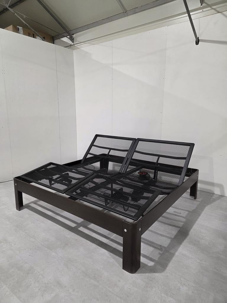 Auping Auronde Elektrisch Bed 200x200, Huis en Inrichting, Gebruikt, Tweepersoons, Ophalen of Verzenden, Overige maten