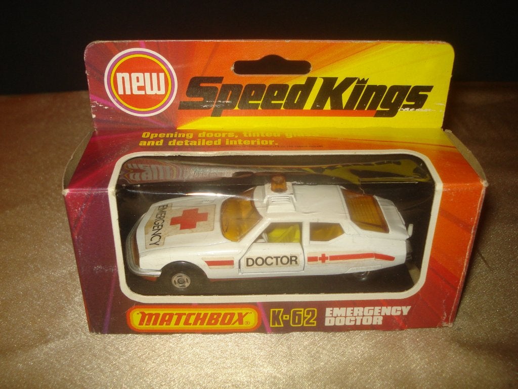MATCHBOX Speed Kings Ancienne Citroën Emergency Doctor Boîte, Enlèvement ou Envoi, Comme neuf, Voiture, Matchbox