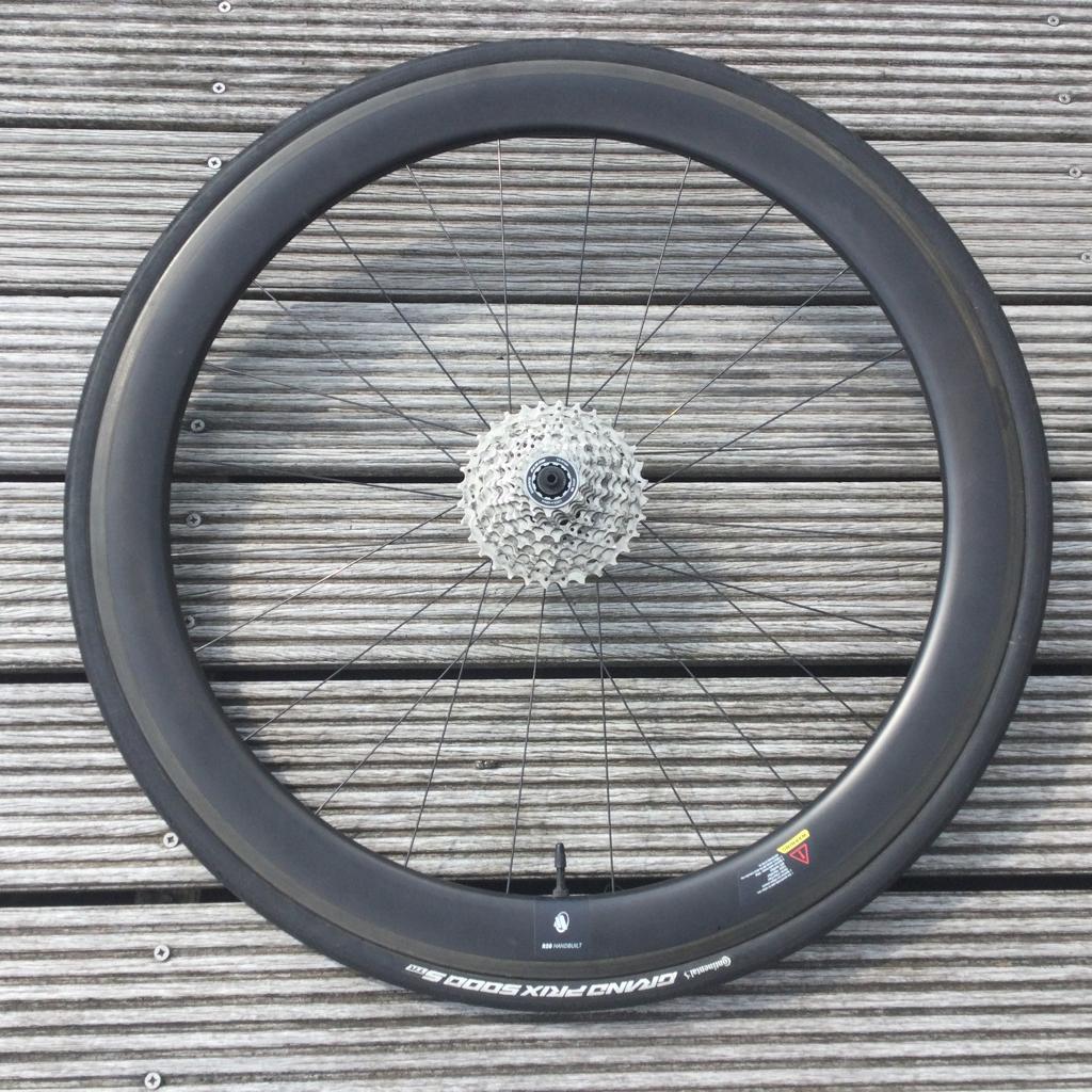 Achterwiel carbon 50mm, Fietsen en Brommers, Fietsonderdelen, Wiel, Gebruikt, Racefiets, Ophalen of Verzenden