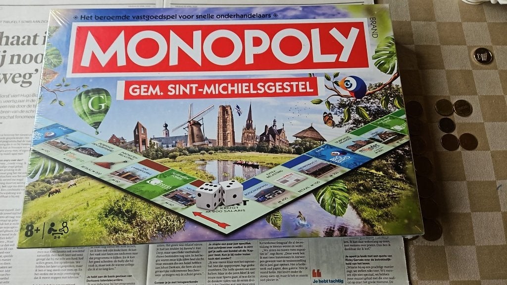 bordspel seal Monopoly Sint - Michielsgestel Monopolie, Hobby en Vrije tijd, Een of twee spelers, Ophalen of Verzenden, Nieuw