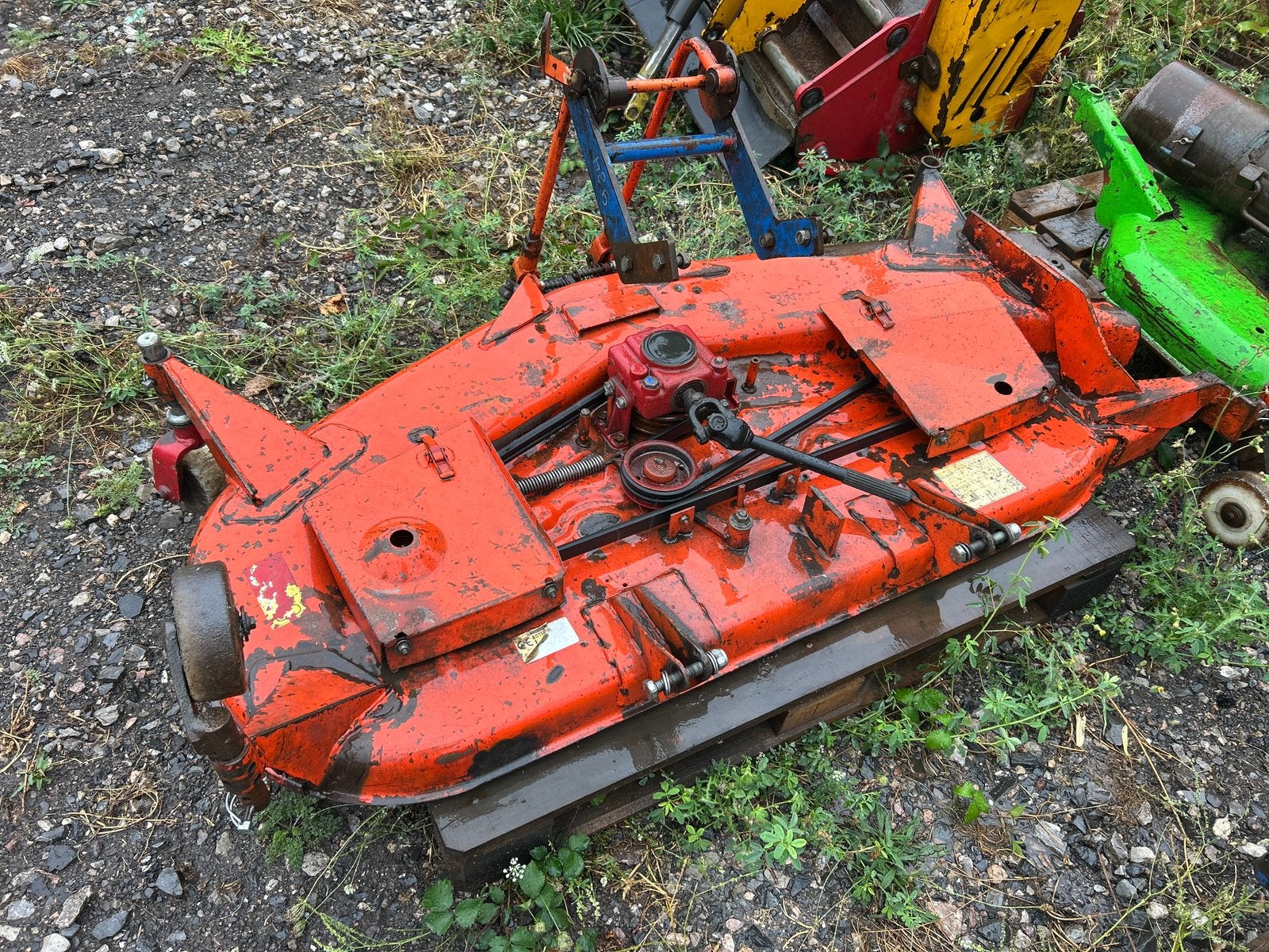 Coupe centrale weidenmann micro tracteur, Enlèvement, Utilisé, Bac de ramassage, 120 cm ou plus