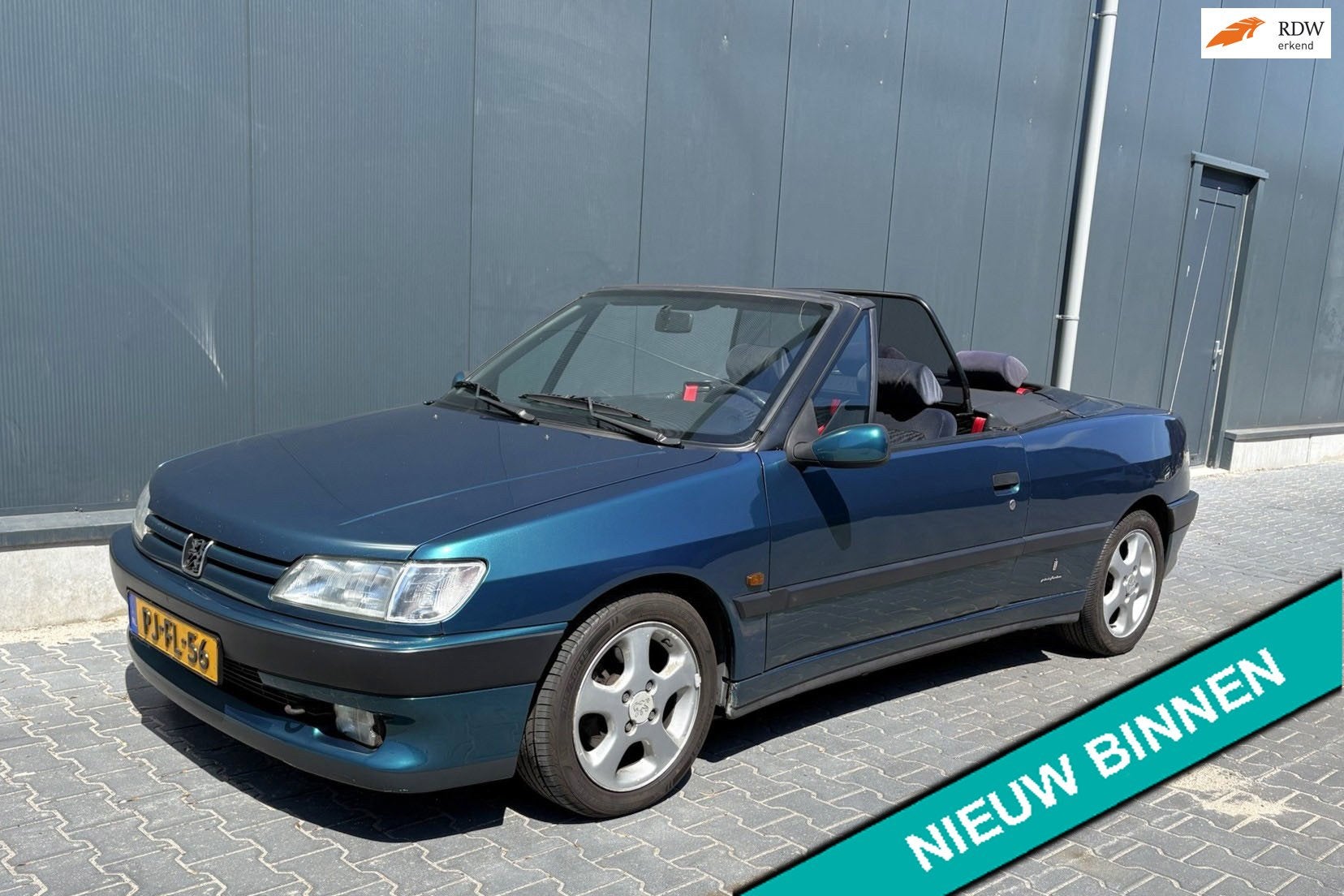 Peugeot 306 Cabriolet 2.0 Airco, elektr kap, Auto's, Euro 2, Stof, Gebruikt, 4 cilinders