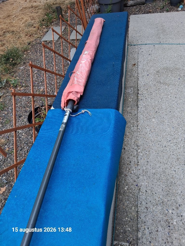 Terras parasol, Tuin en Terras, Ophalen, Kantelbaar, Zo goed als nieuw, 1 tot 2 meter