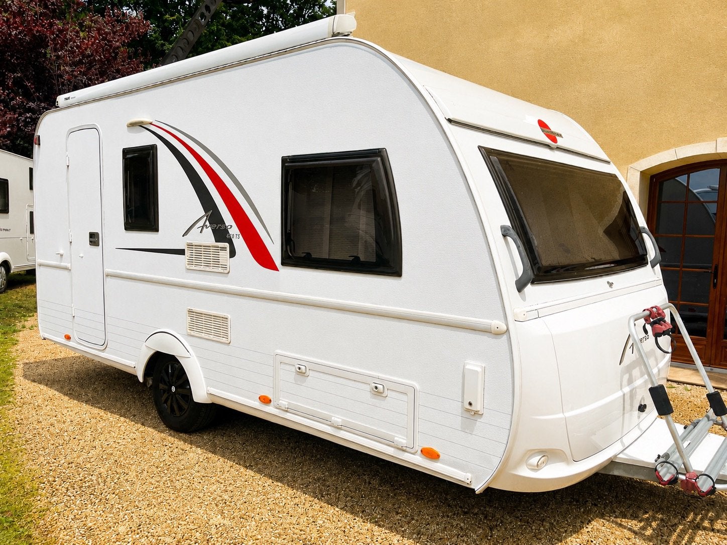 Mooie Bürstner Averso 430 TS, Mover, Vaste luifel, Voortent, Vast bed, Bedrijf, Treinzit, Tot en met 4