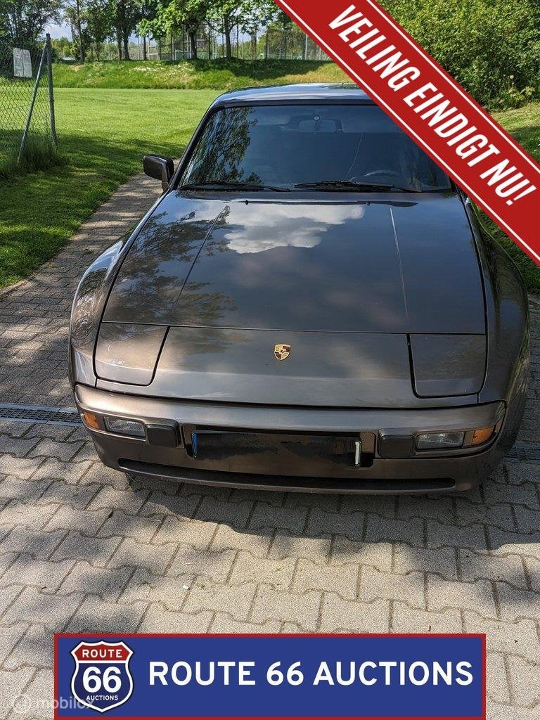 Porsche 944 | 1984 | Route 66 Auctions, Auto's, Zwart, Bedrijf, Overige carrosserie, Porsche