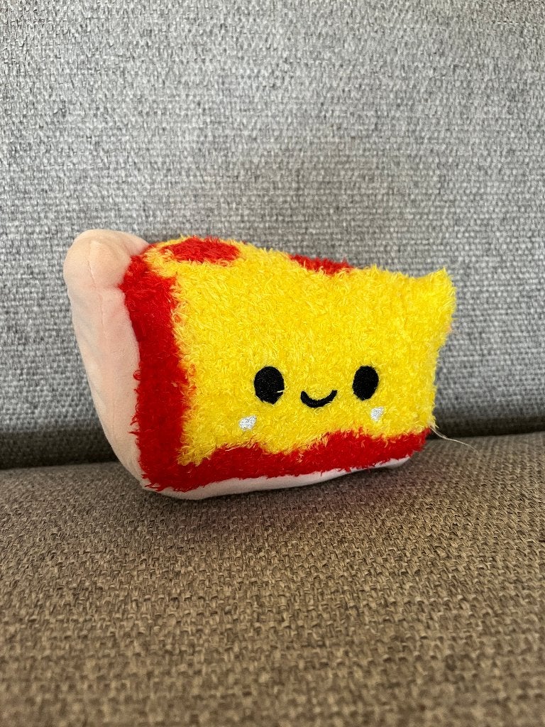 Knuffel/pluche pizzastuk Fluffiez Stuffiez, Ophalen of Verzenden, Zo goed als nieuw