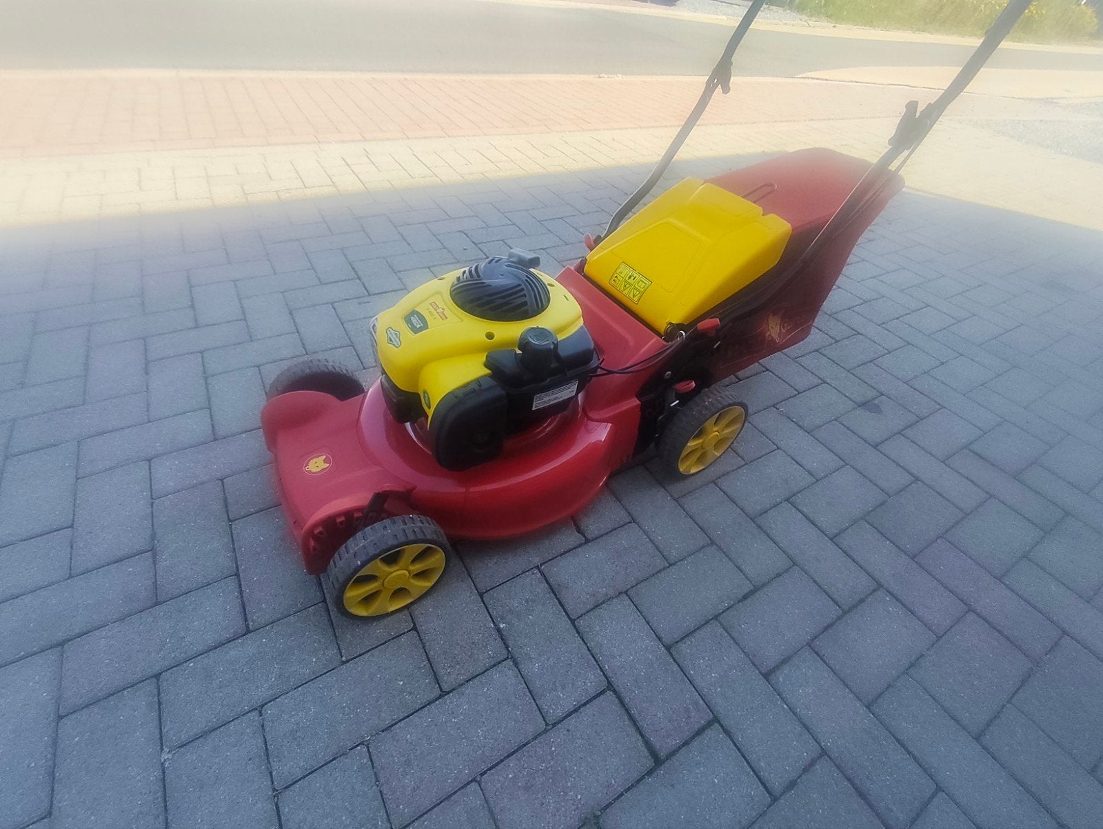 Grasmaaier zelftrekker wolf, Ophalen