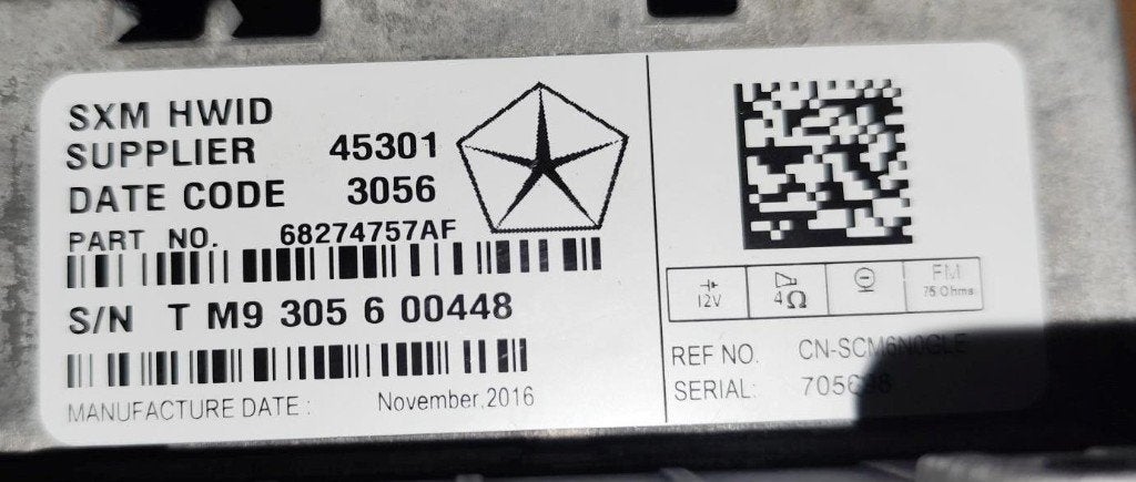 Radio Navigatie LCD herstelling  Chrysler, Ophalen of Verzenden, Gebruikt, Jeep