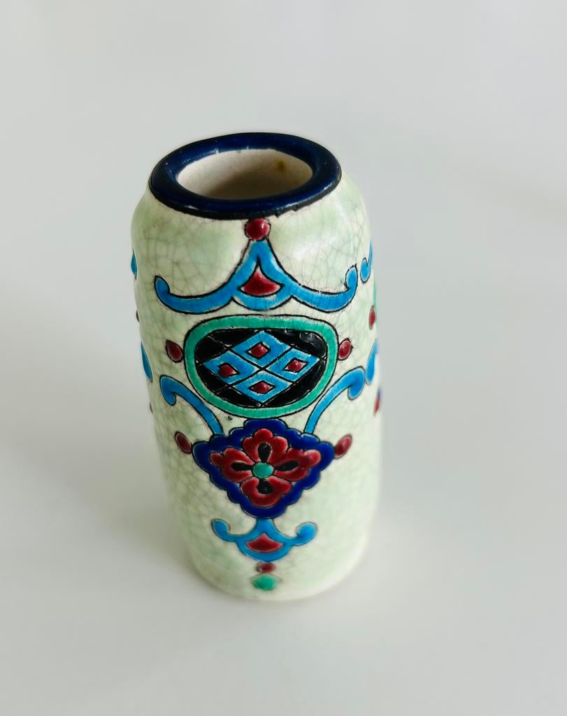 Mini vase LONGWY ancien, Antiquités & Art, Antiquités | Céramique & Poterie, Enlèvement ou Envoi