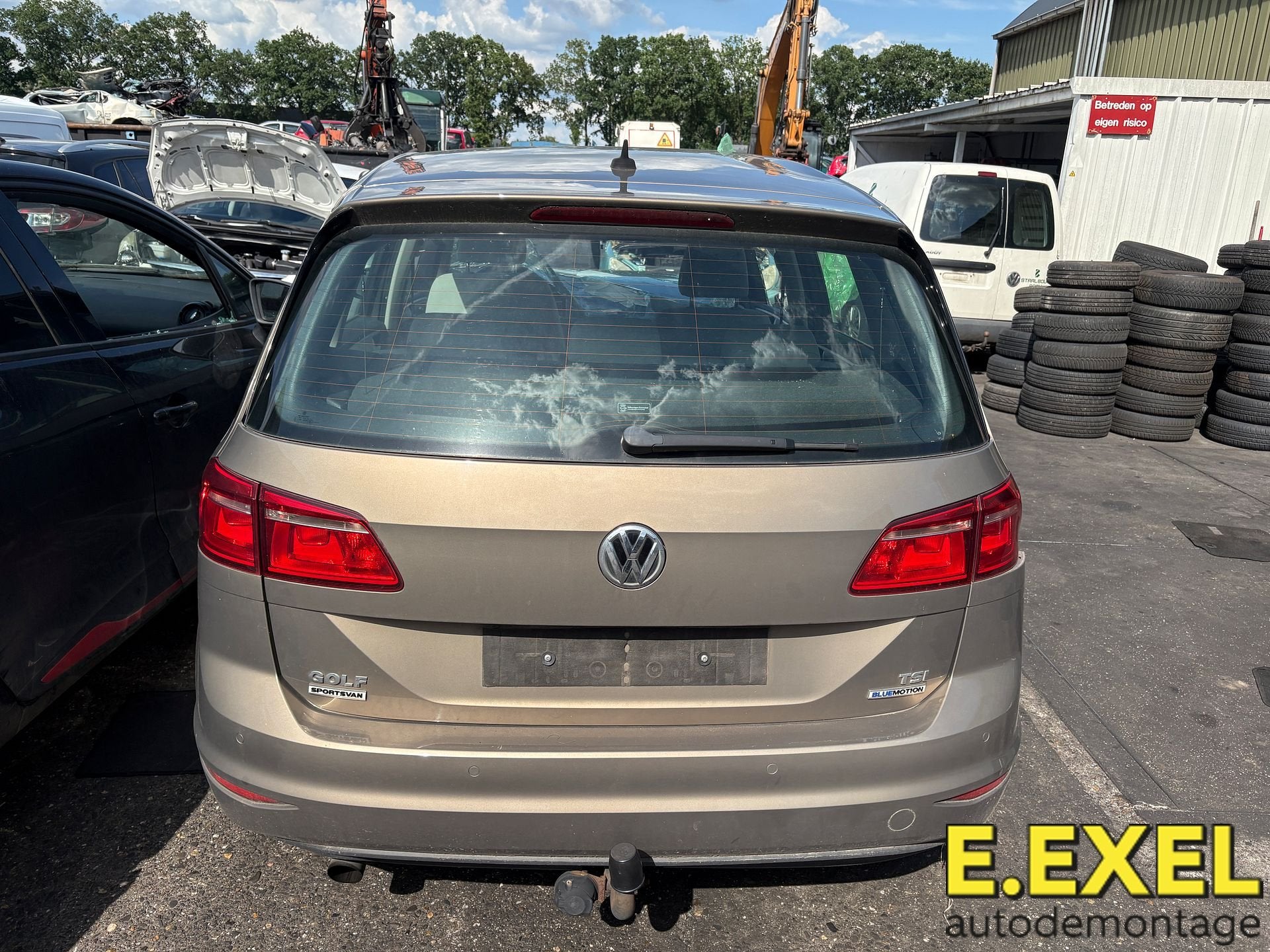 Achterklep Volkswagen Golf Sportsvan (AUVS) 2015-2021, Arrière, Volkswagen, -, Origine de la pièce connue