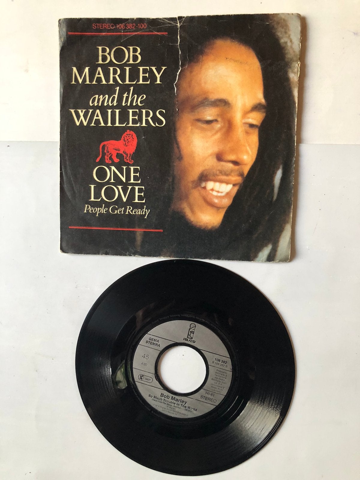 Bob Marley : Un amour (1977), Envoi, Utilisé