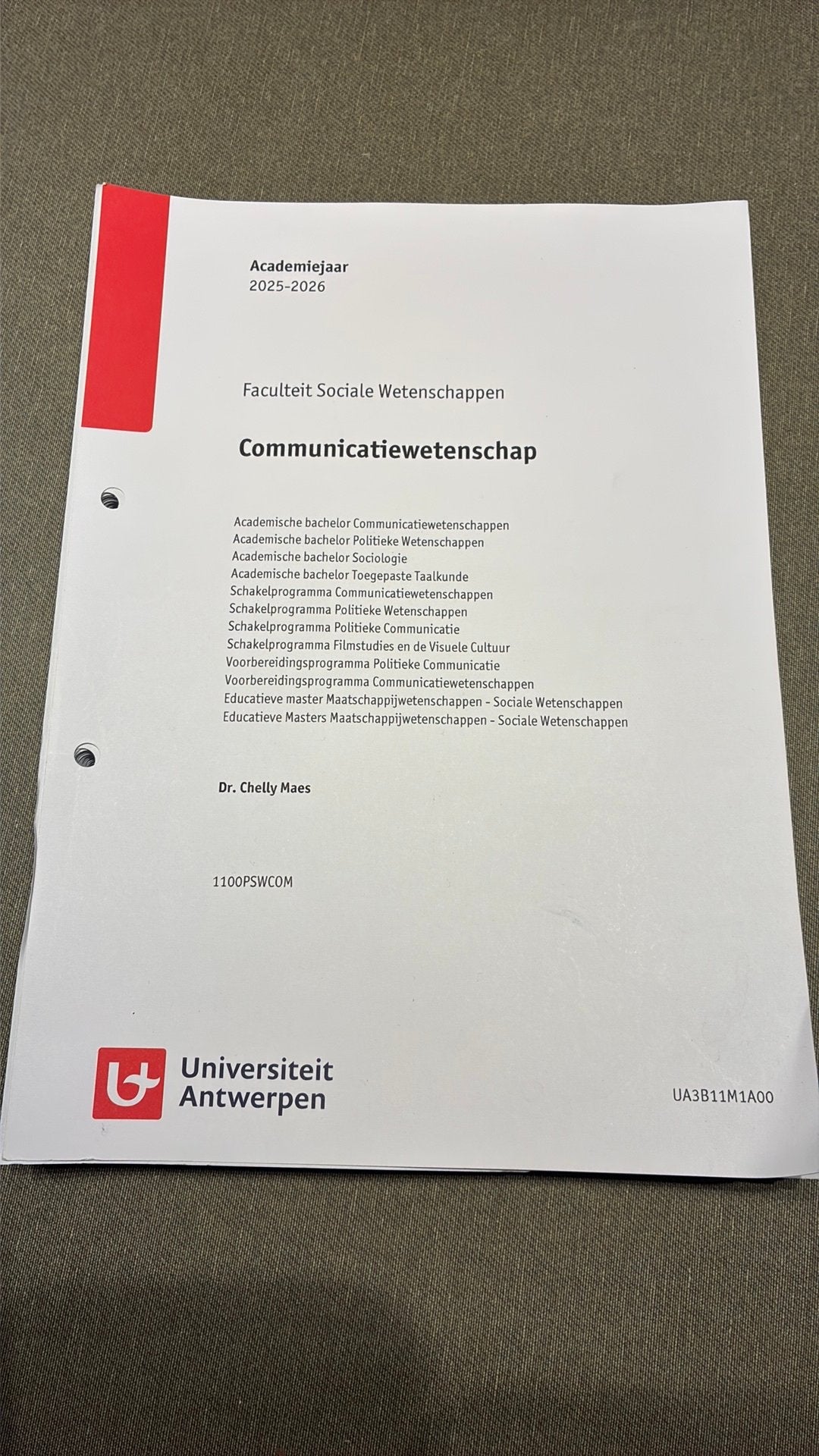 Communiecatiewetenschap, Ophalen, Gelezen