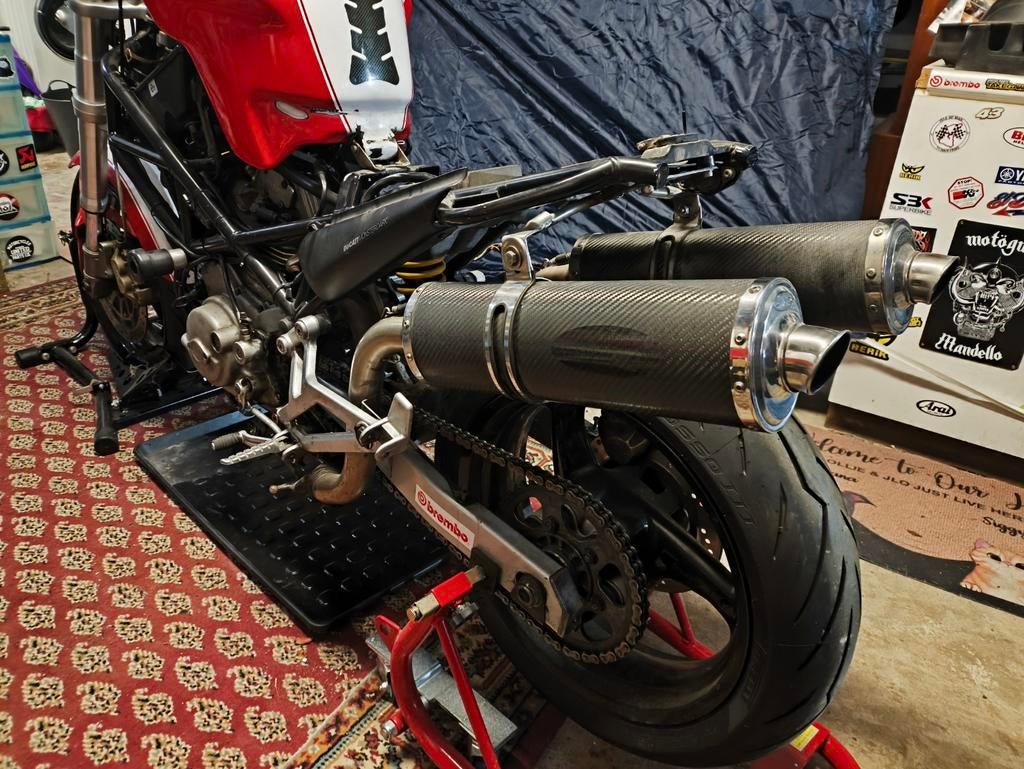 Uitlaat Shark voor Ducati Monster 620i, Motoren, Ophalen of Verzenden, Gebruikt