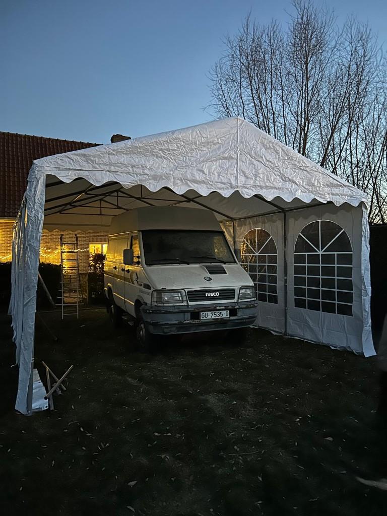 unieke ultrahoge partytent 8m x 6m x 3,7m, Enlèvement, Comme neuf