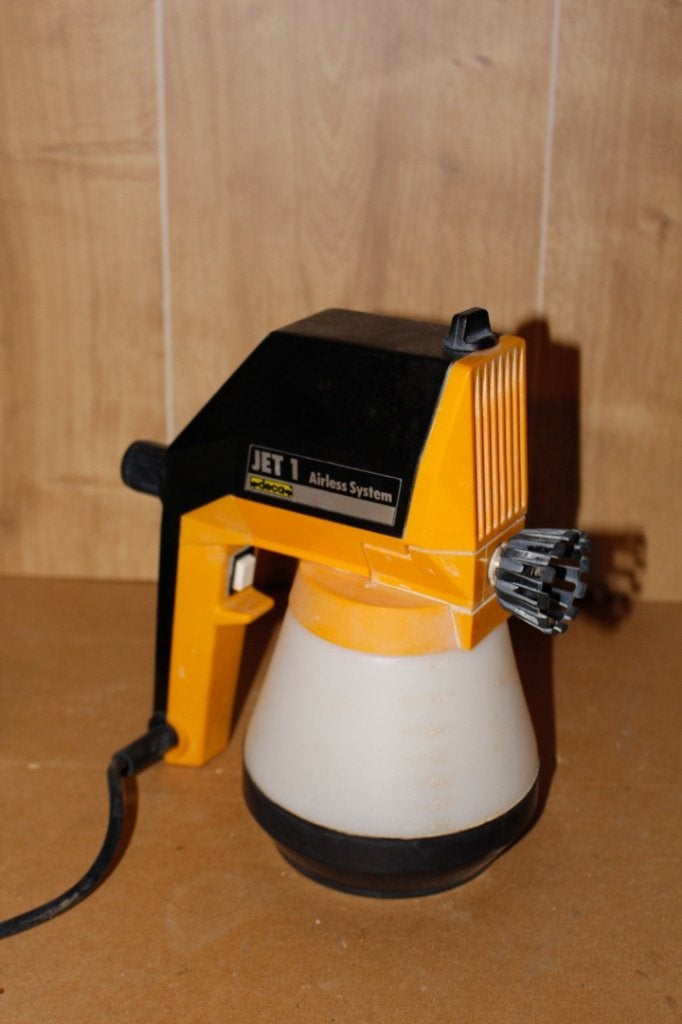 pistolet peinture électrique utiliser 1x, Enlèvement, Comme neuf, Pulvérisateur de peinture ou Pompe à peinture