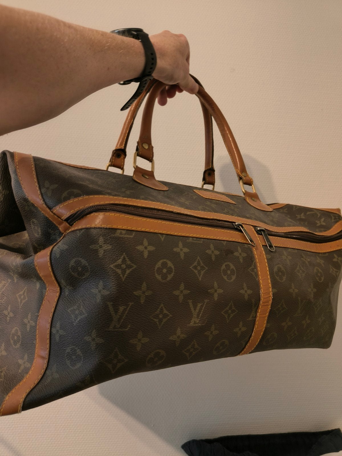 Louis Vuitton zak jaren '90, Moins de 35 cm, Brun, Enlèvement, Utilisé