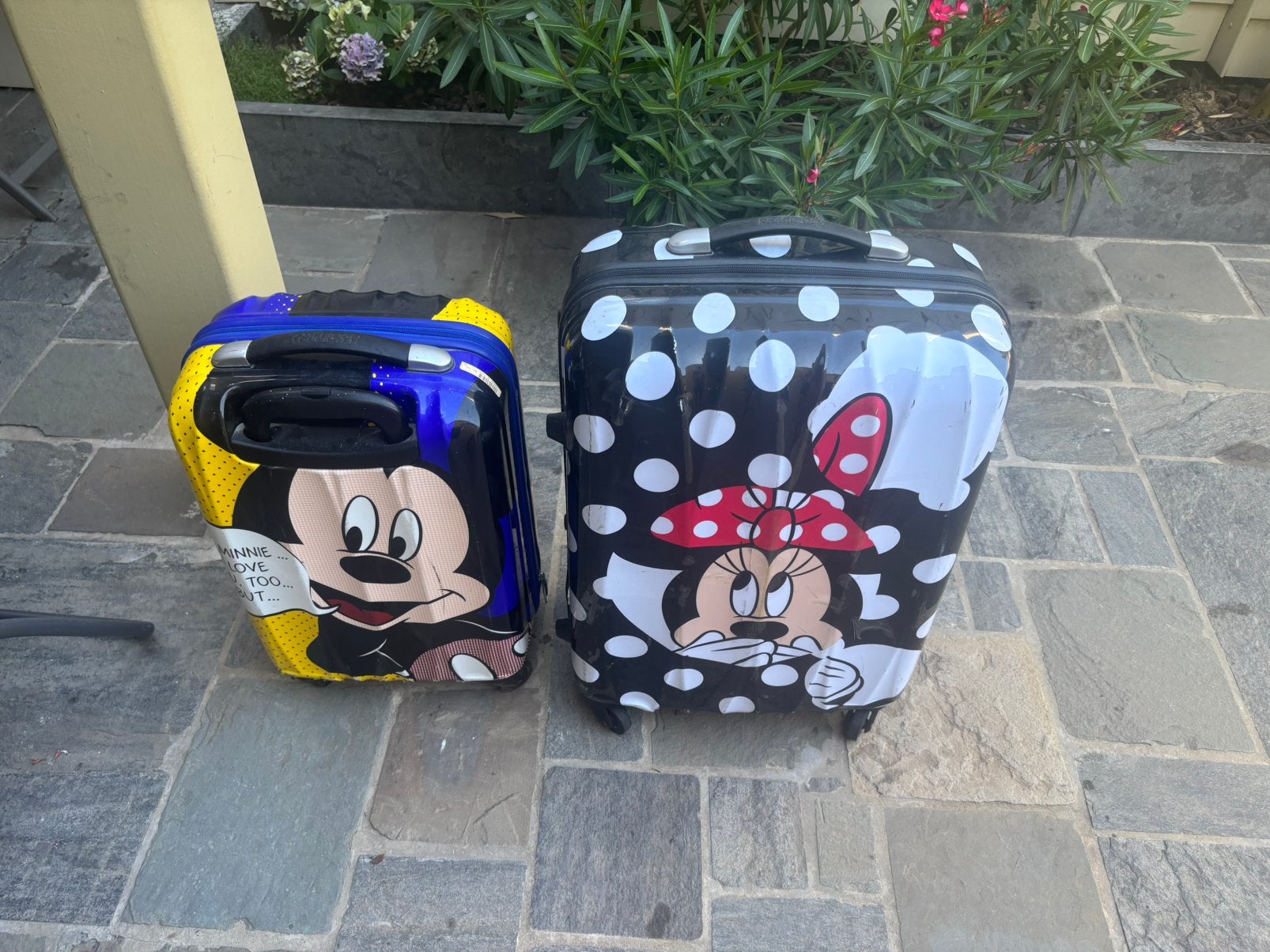 Handbagage Mickey en grote bagage Minnie American Tourister, Handtassen en Accessoires, Ophalen, Gebruikt