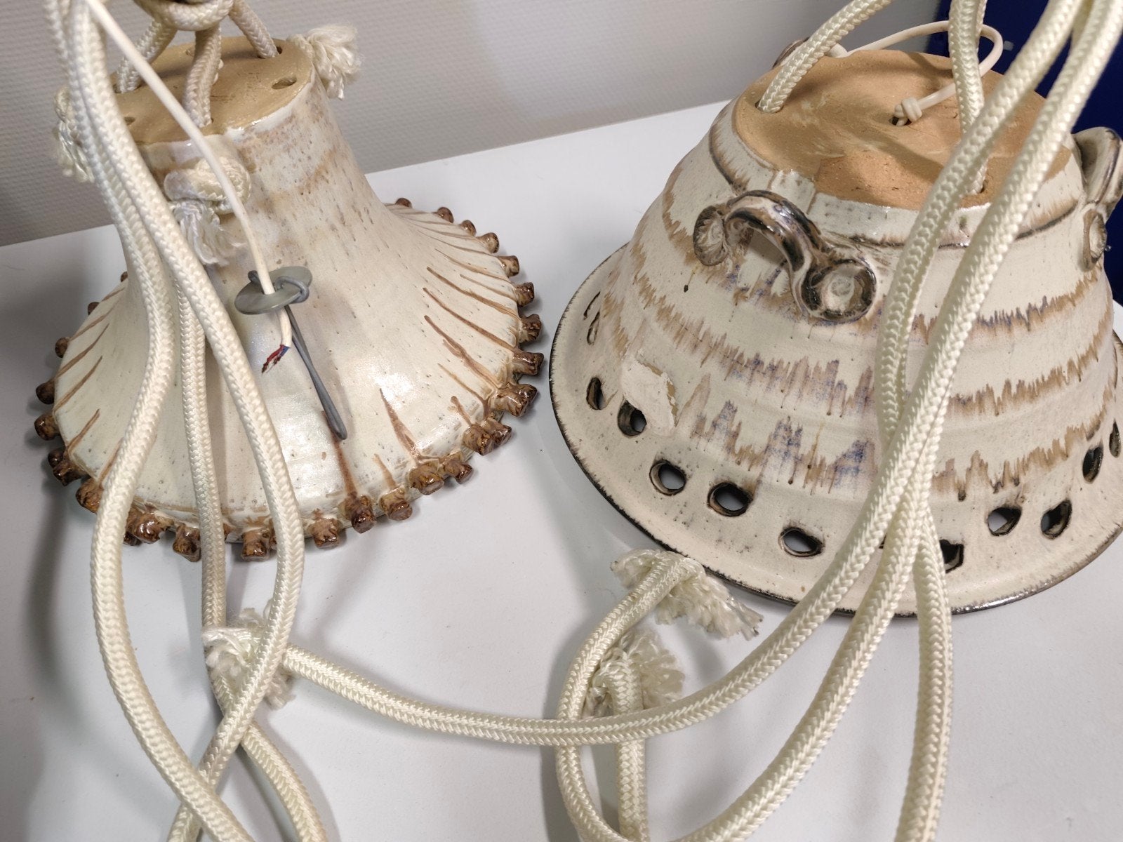 vintage Deense keramieken hanglampen, Ophalen