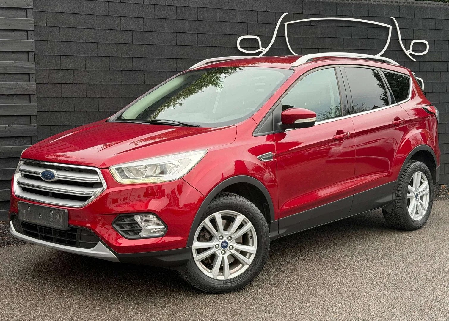 Ford Kuga 1.5 TDCi+AIRCO+NAVI+JANTES+EURO 6B (bj 2018), Auto's, Stof, 4 cilinders, 120 pk, Bedrijf