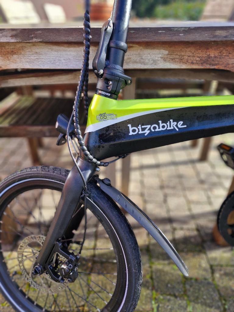 Elektrische plooifiets Bizobike E Carbon 2 - MAAR 80KM!!, Zo goed als nieuw, Dames, Ophalen, Overige merken