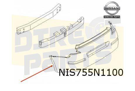 Nissan 350Z achterbumper (te spuiten) Origineel! H5M22CD725, -, Verzenden, -, Nieuw