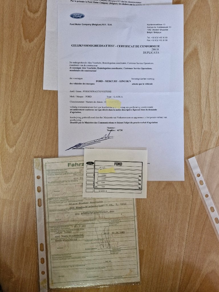 Papier ford escort mk2 rs2000, Ophalen of Verzenden, Ford