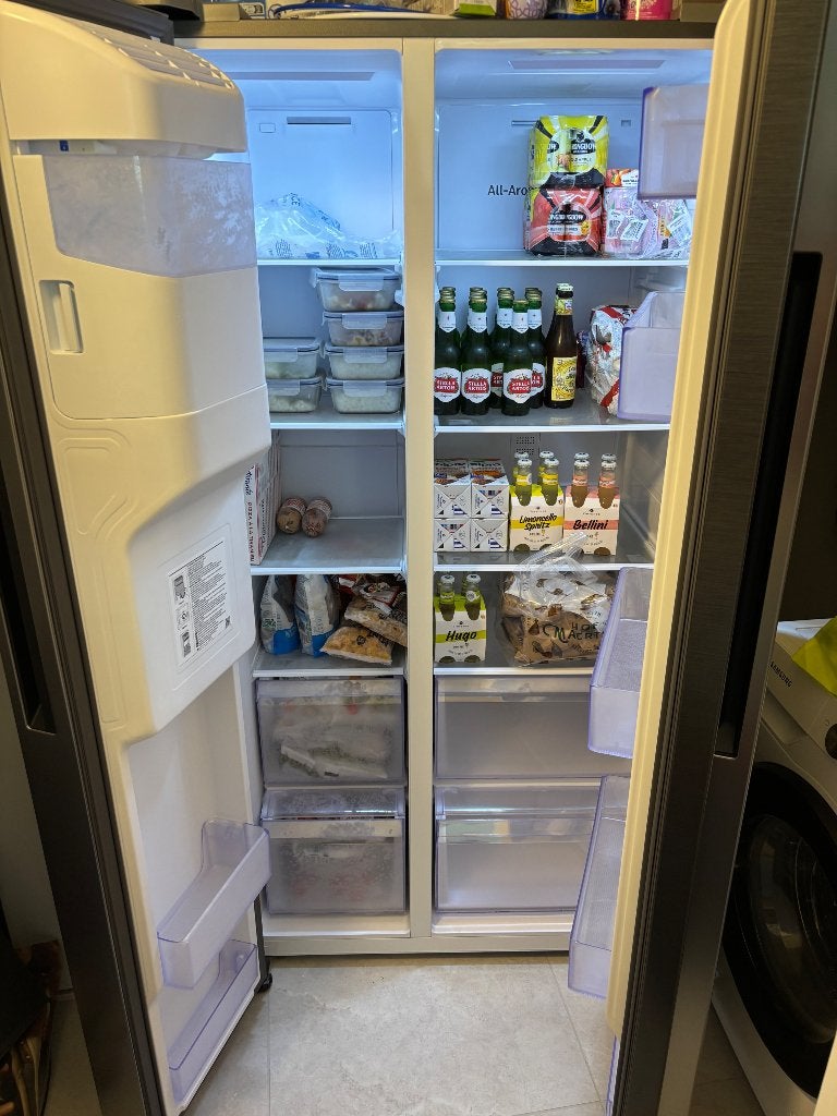 Samsung Amerikaanse koelkast, Ophalen, Gebruikt, 200 liter of meer, 60 cm of meer