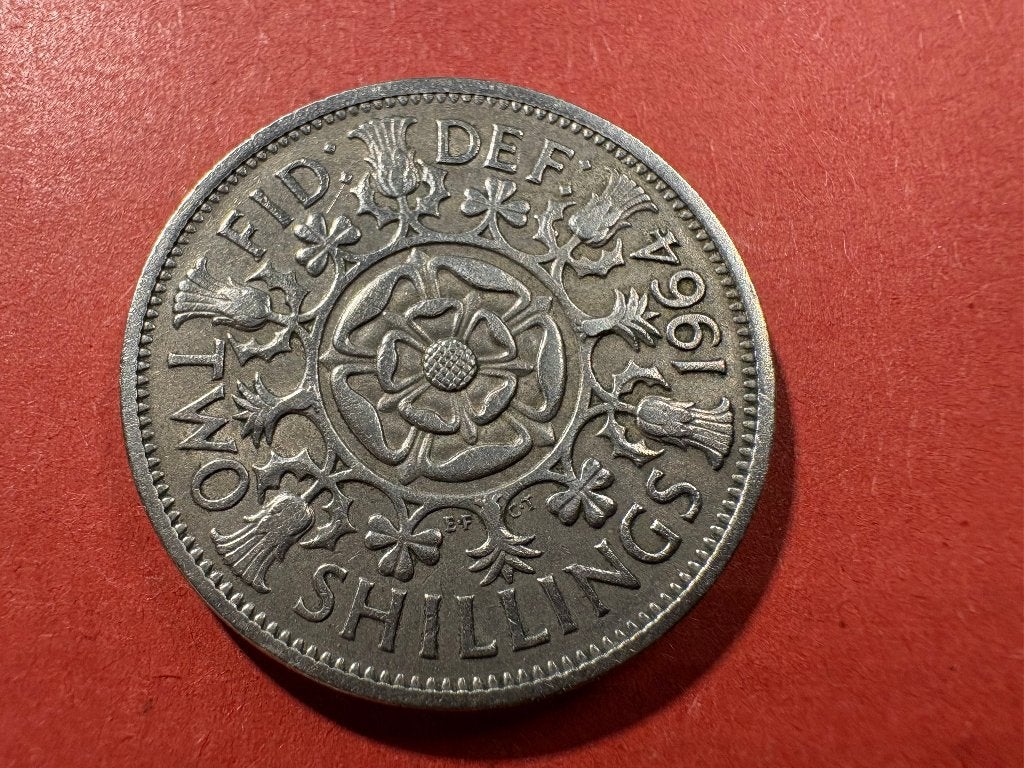 Royaume-Uni (UK) - 2 Shilings 1964 (#217#), Enlèvement ou Envoi, Autres pays, Monnaie en vrac
