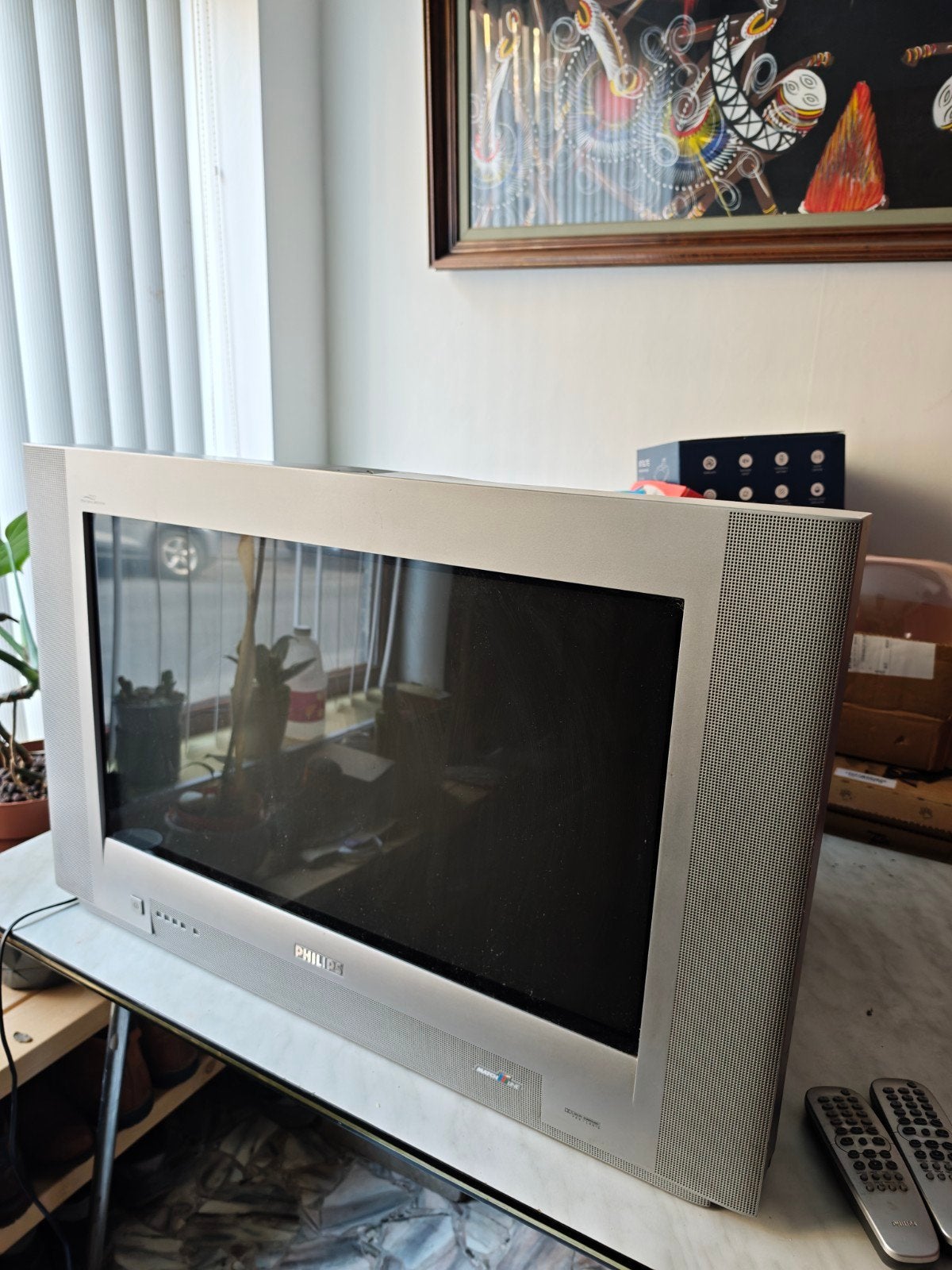 Philips CRT TV (gratis), TV, Hi-fi & Vidéo, Enlèvement, Utilisé, Philips