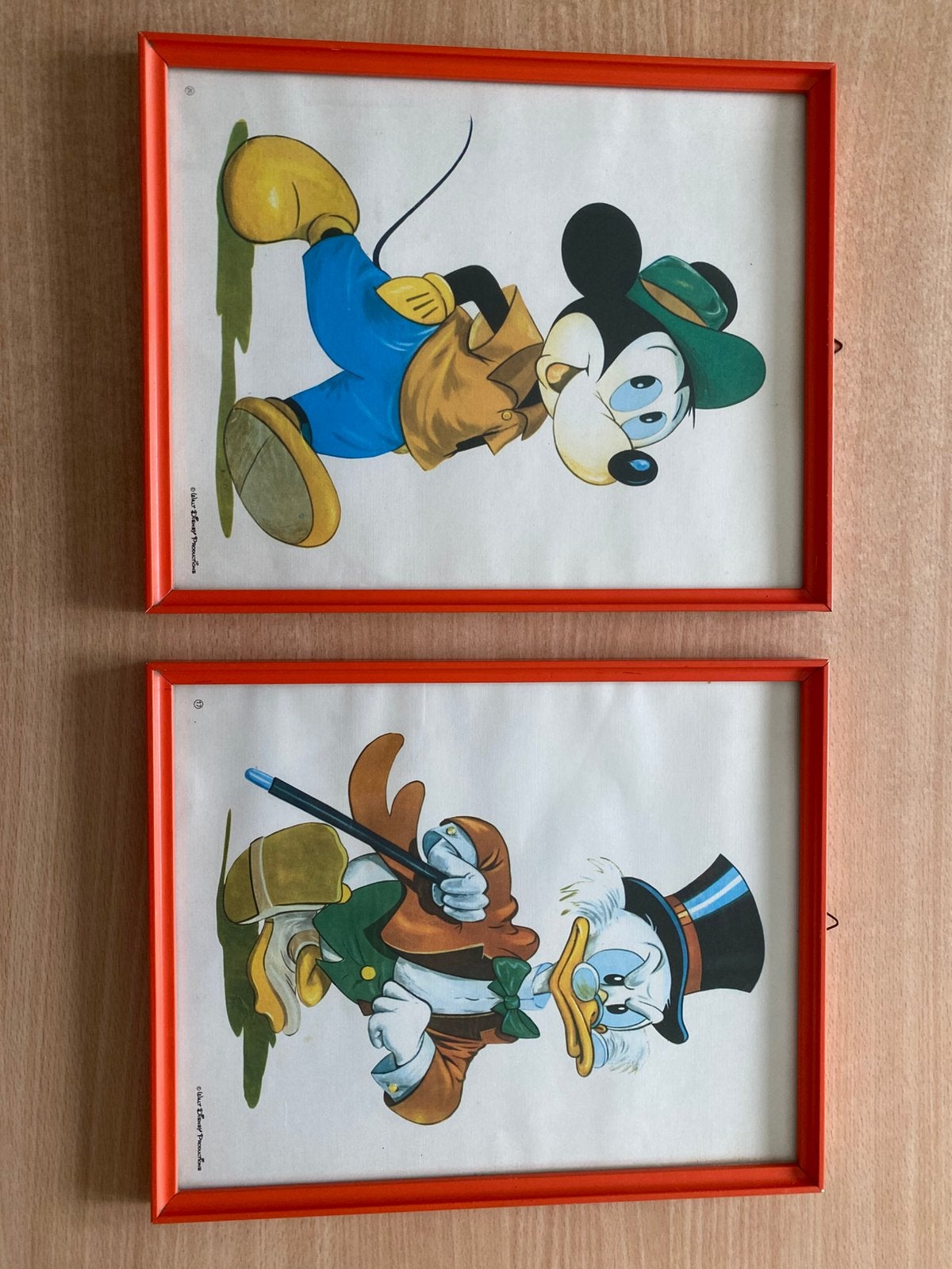 2 vintage posters Disney, Minder dan 50 cm, Ophalen of Verzenden, 5 – 50, Print