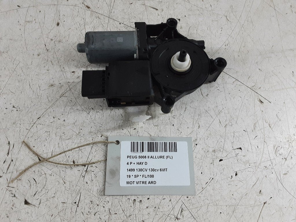 MOTEUR LEVE VITRE ELECTRIQUE ARRIÈRE DROIT (9829482680), Mevr. I. Hauben, Utilisé, Arrière, Rue de l'Espoir 34 34
4030  GRIVEGNÉE, BE