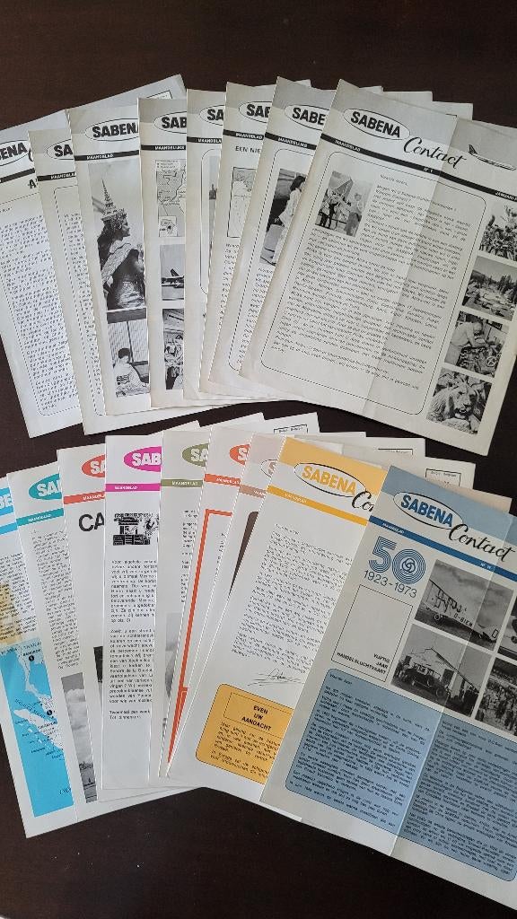 Tijdschriften van Sabena, Ophalen, Zo goed als nieuw