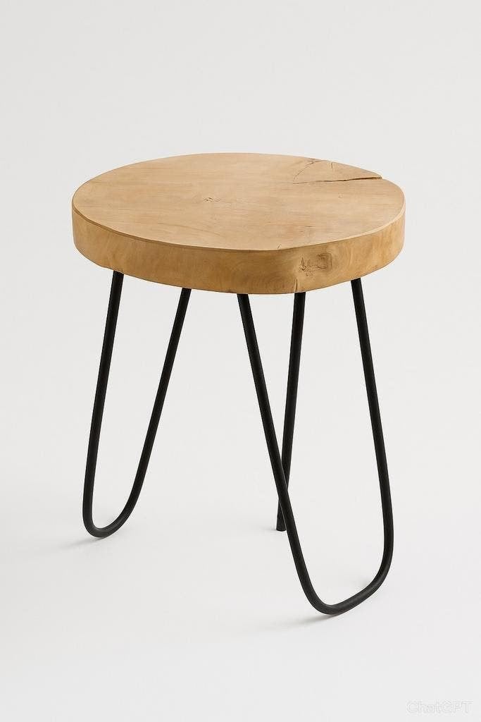 Kleine klassevolle bijzettafel/krukje, Ophalen, Zo goed als nieuw