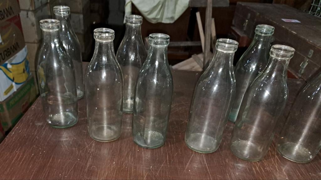 Fles flessen oude melkflessen decoratie, Verzenden
