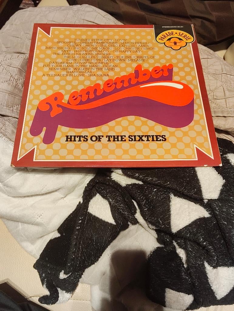 Lp Remember Hits Of The Sixties, CD & DVD, Vinyles | Compilations, Enlèvement ou Envoi, Utilisé, Autres formats, Autres genres