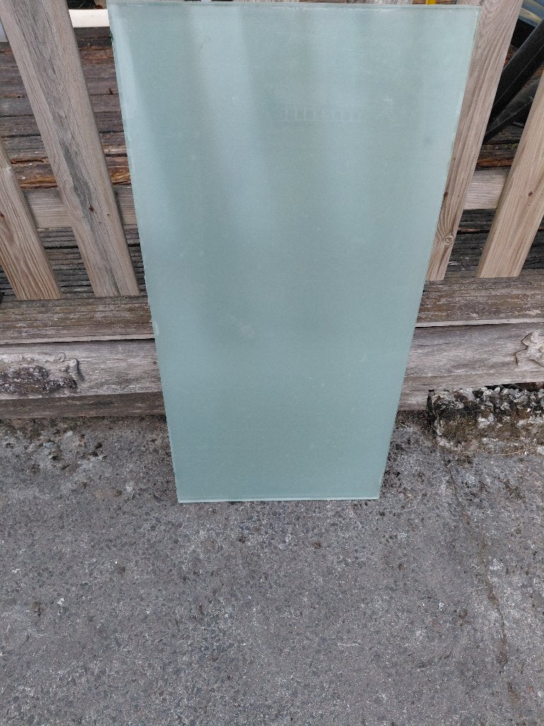 Gewapend glas 18mm dikte, Panneau vitré, Verre de sécurité, Comme neuf, Enlèvement